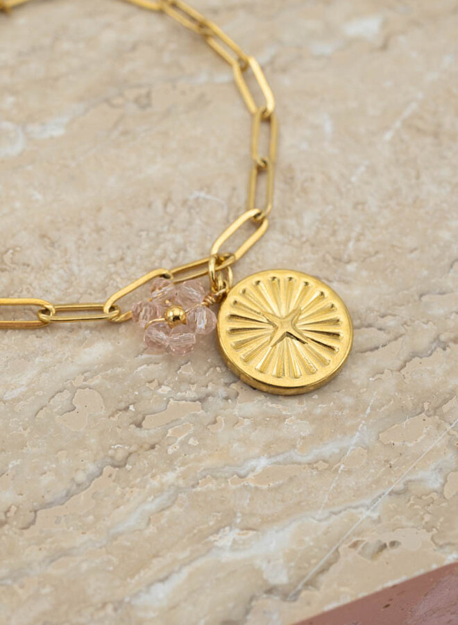 Bedelarmband flowers