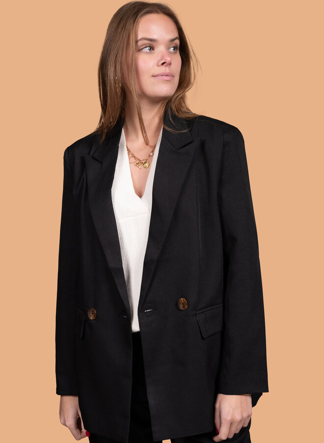 Pantalon loose fit Eve zwart