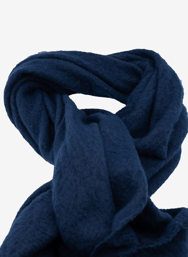 Grove sjaal donkerblauw
