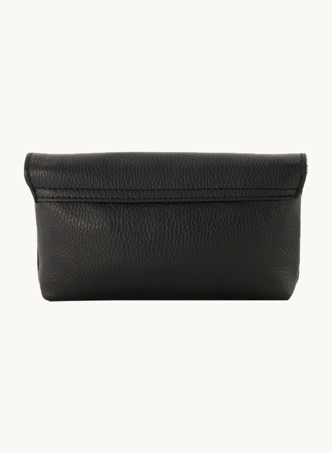 Leren tas hermes dupe zwart