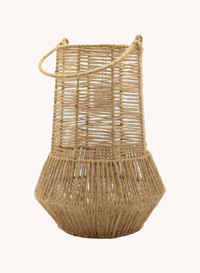 Lantaarn jute bruin