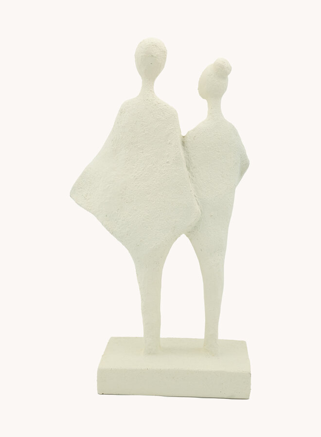 Ornament couple polyresin