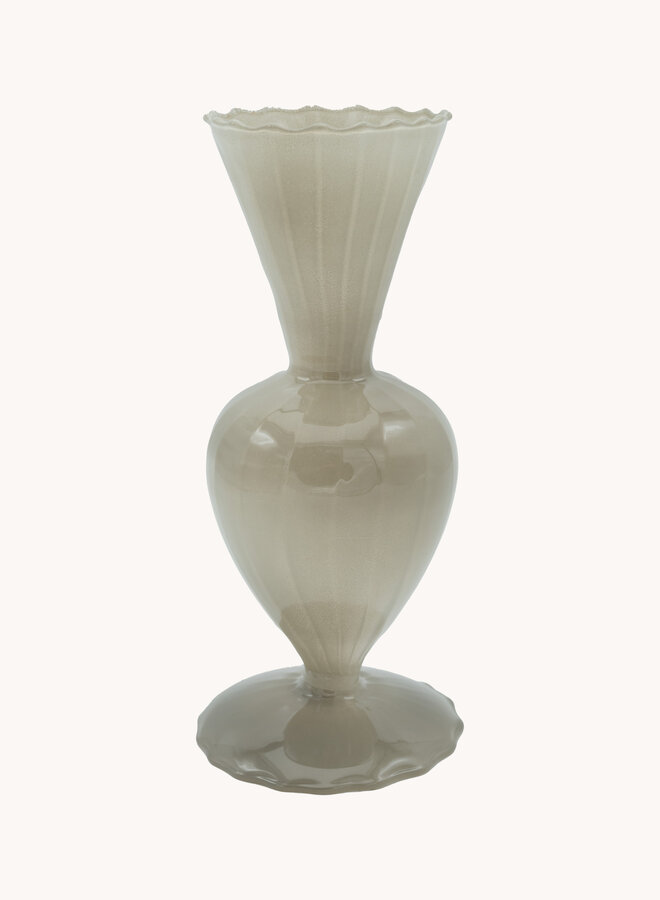 Vaasje glas 10 x 10 x 20 cm