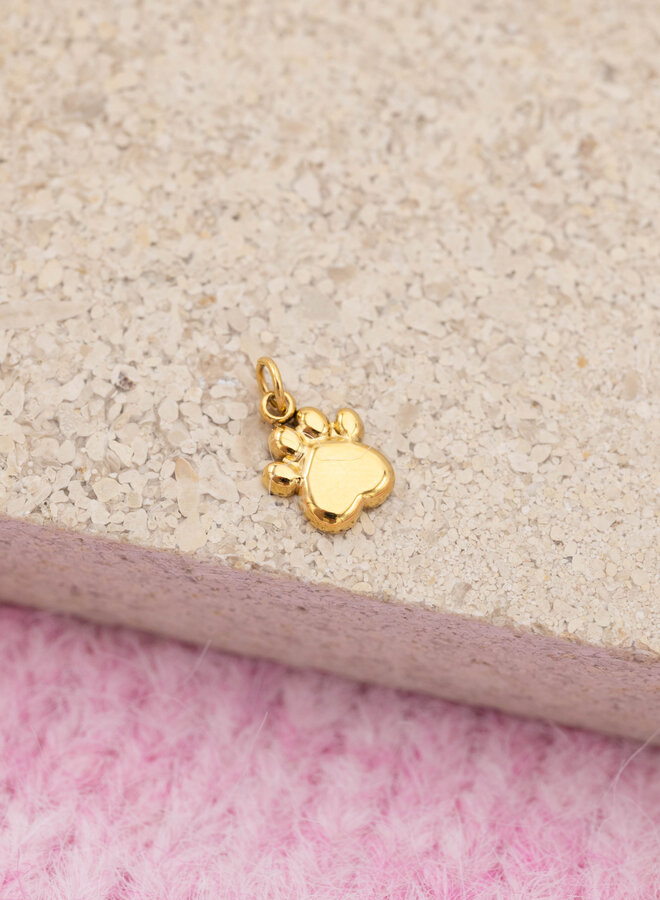 Bedel dierenpoot goud
