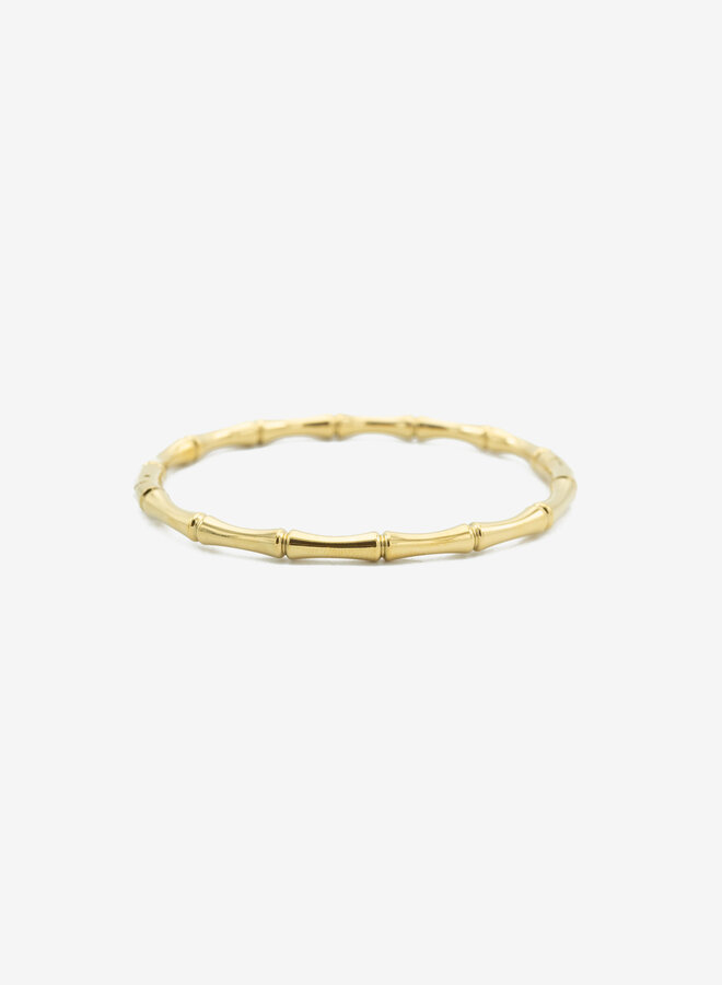 Bangle armband bamboe vorm