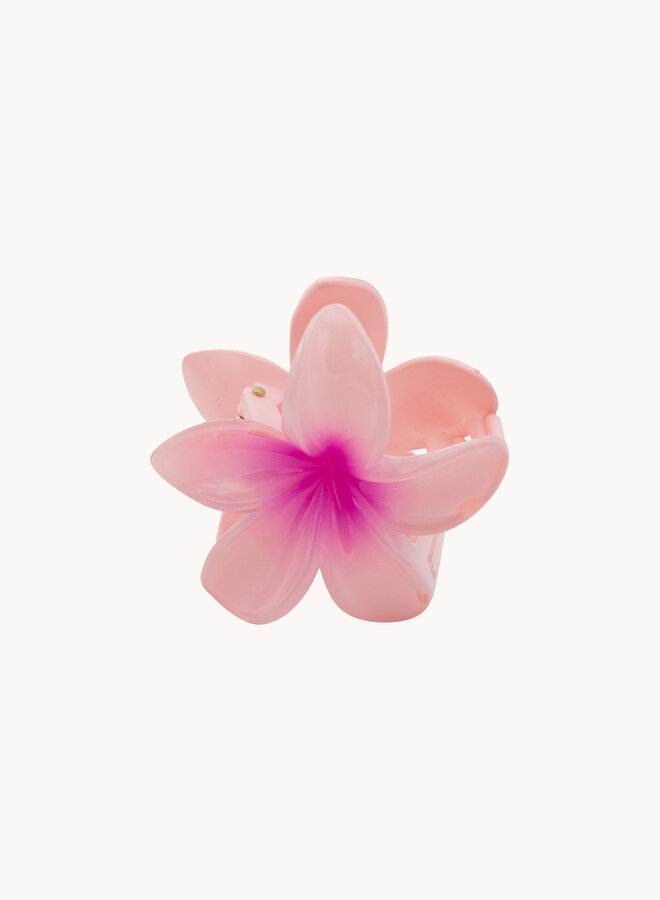 Flower haarklem Els roze
