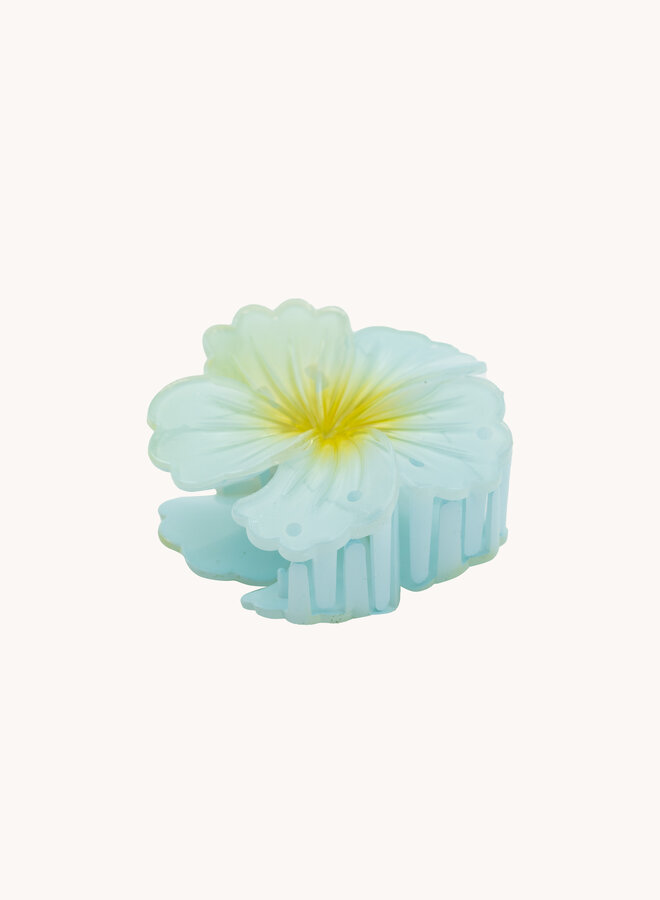 Flower haarklem Marit blauw