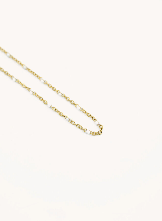 Ketting white goud