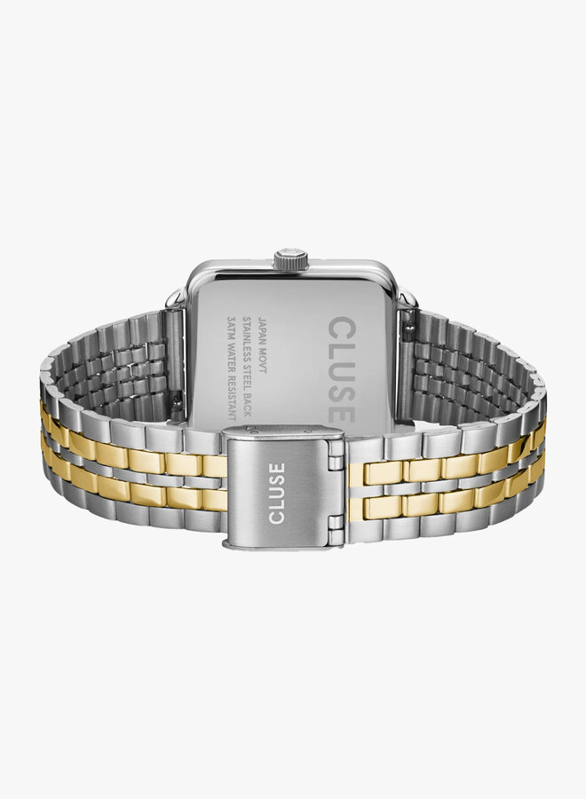 Cluse La Tétragone horloge goud wit