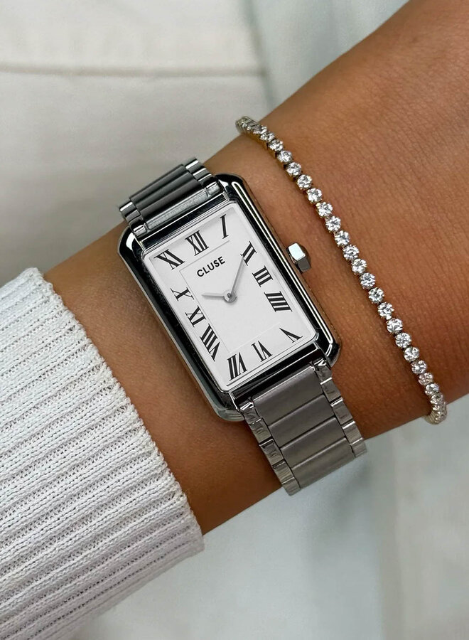 Cluse Belisenna horloge zilver