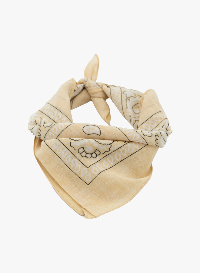 Bandana sjaaltje botergeel