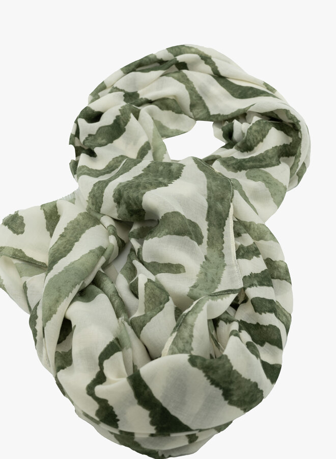 Zomer sjaal summer print groen