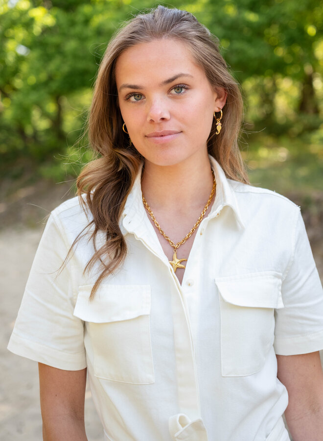 Bedel ketting starfish goud