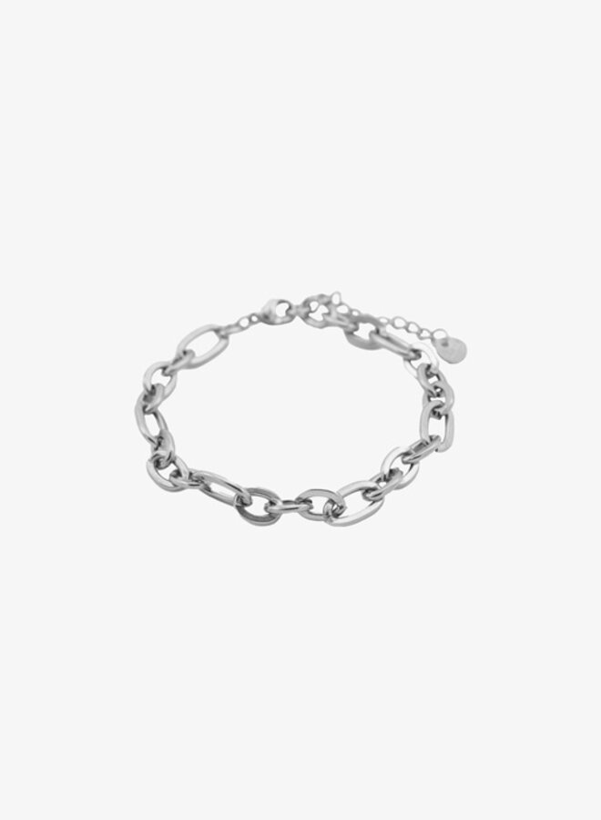 Schakelarmband Kirsten zilver
