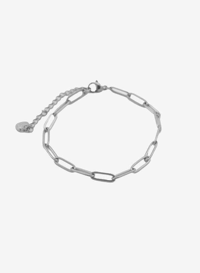 Schakelarmband Kim zilver