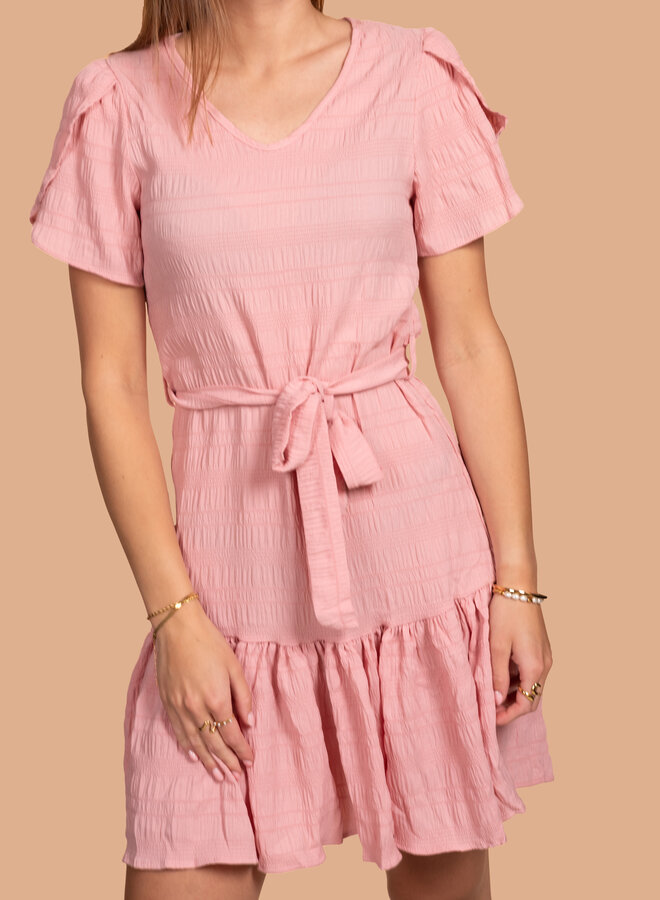 Cute summer jurk roze