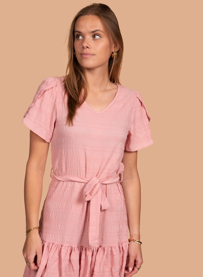 Cute summer jurk roze