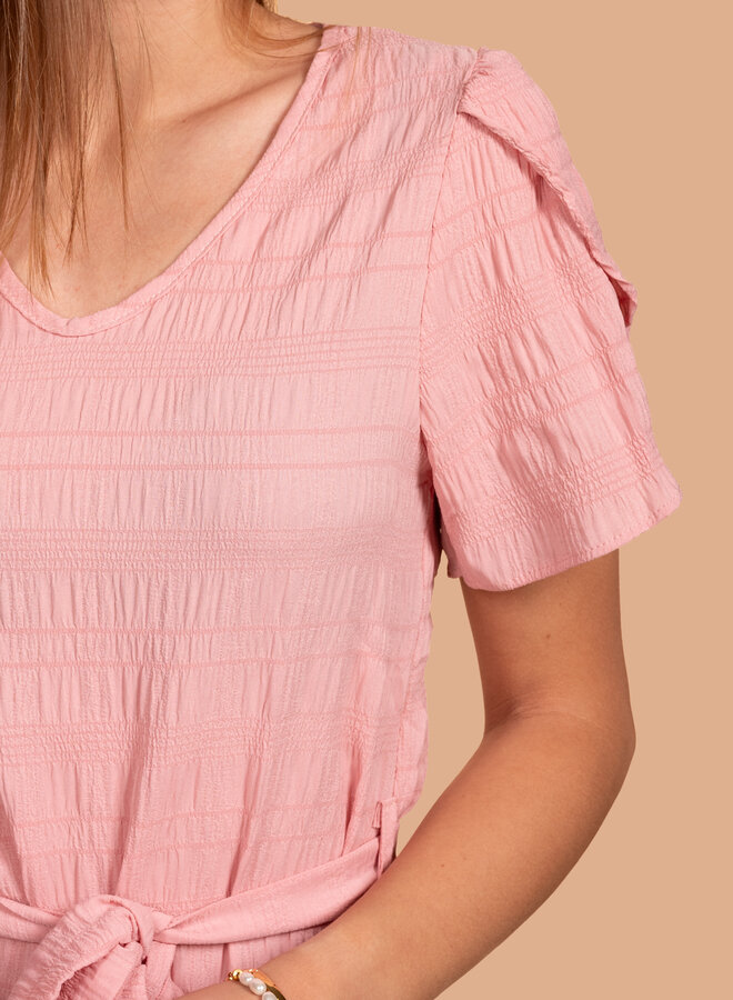 Cute summer jurk roze