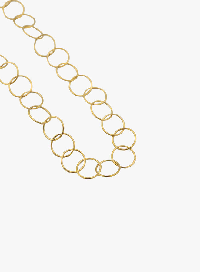 Lange ketting ronde schakel