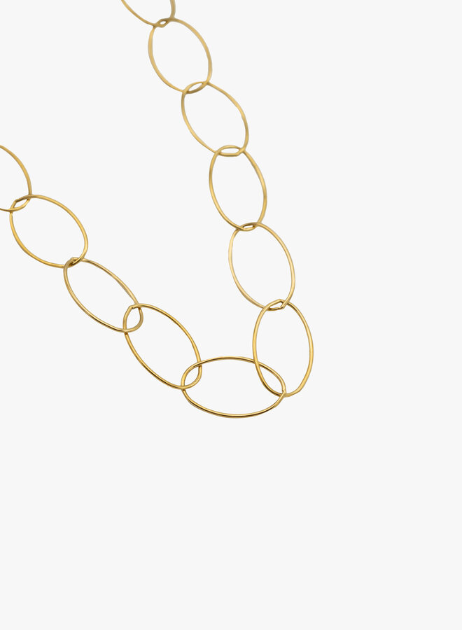 Lange ketting ovalen schakel Clara