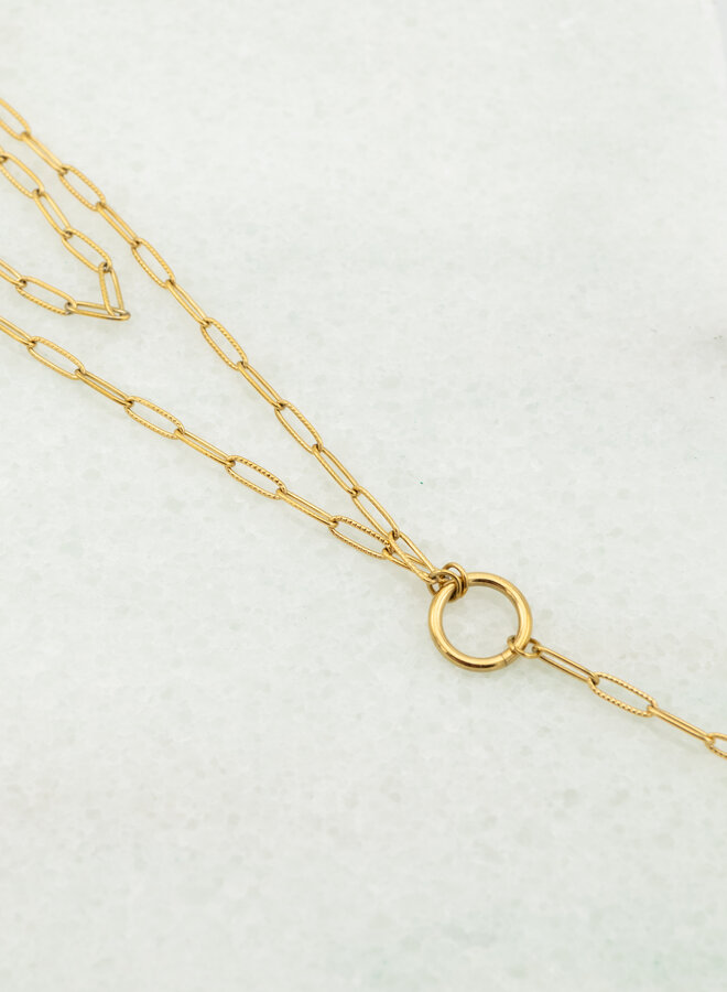 Gelaagde ketting schakels