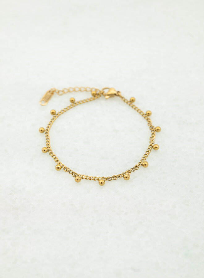 Armband met balletjes