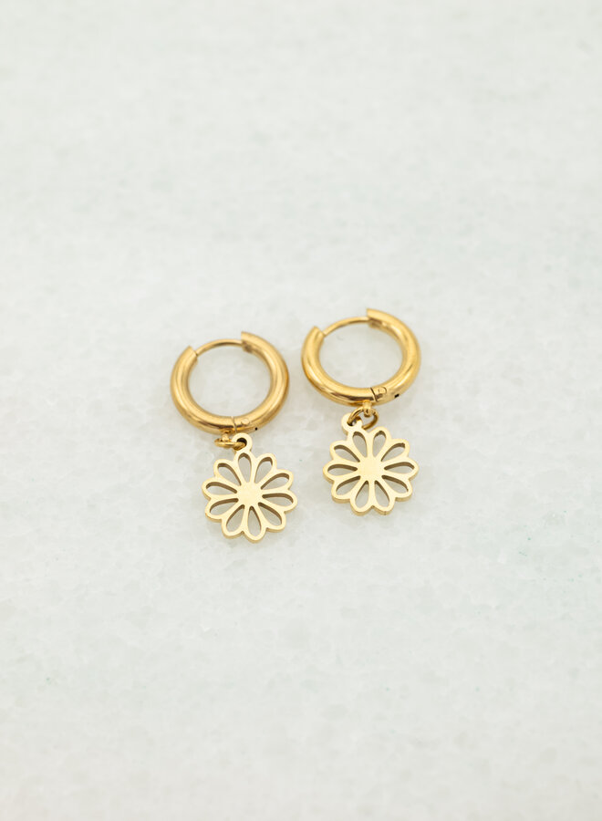 Oorbellen Daisy bloem