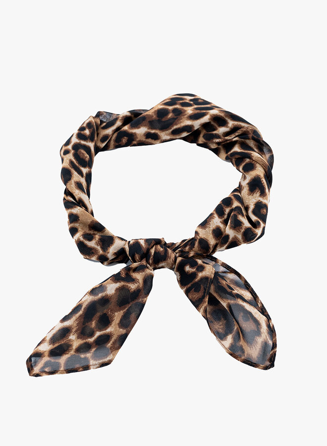 Satijn sjaaltje luipaard