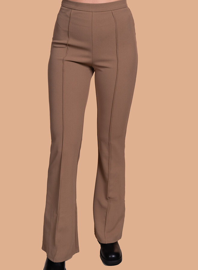 Beige stretch pantalon Maya