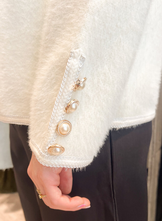 Zacht vest classy wit