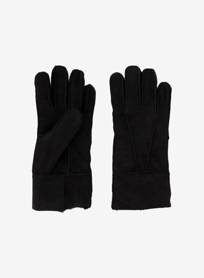 Handschoenen leder suède zwart