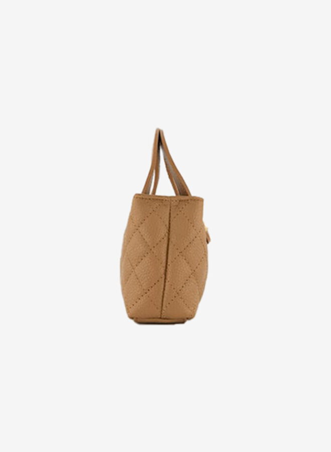Leren handtas Roos camel