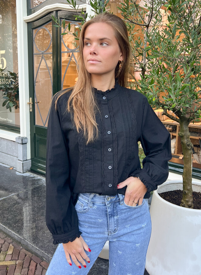 Zwarte blouse Joke