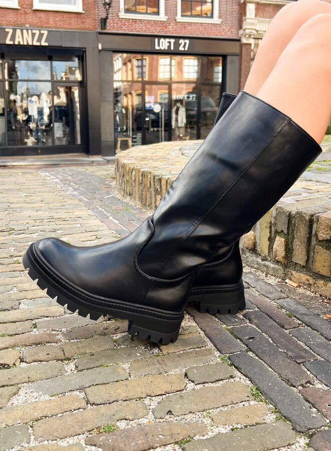 Hoge Laarzen Ingrid zwart