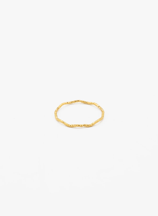 Subtiele ring Maya goud