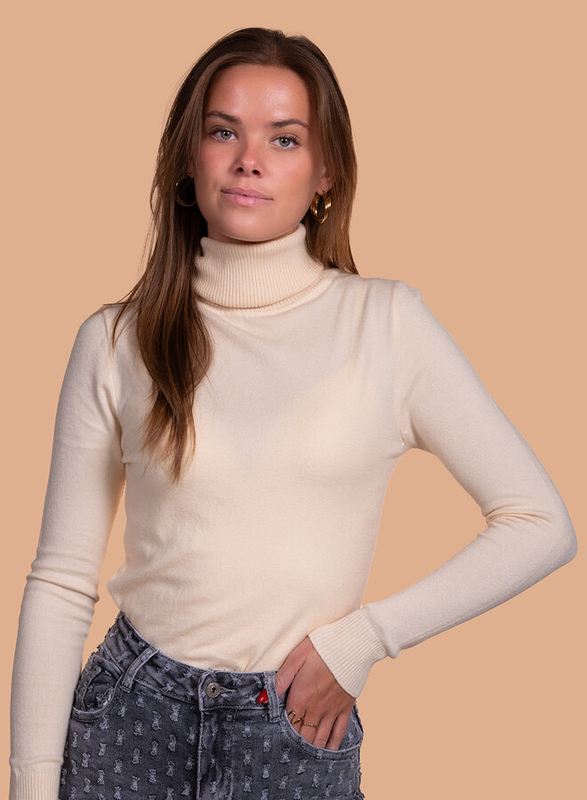 Zachte coltrui beige
