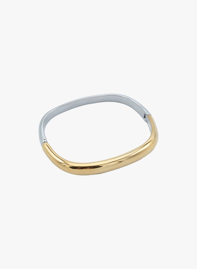 Gelaagde bangle elegance goud