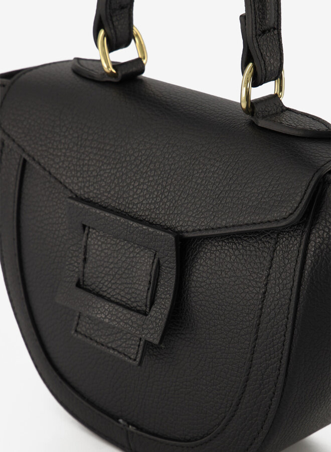 Leren tas Wende zwart