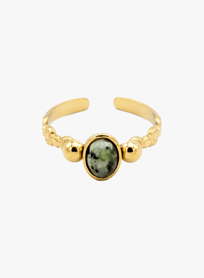 Ring vintage Unika groen