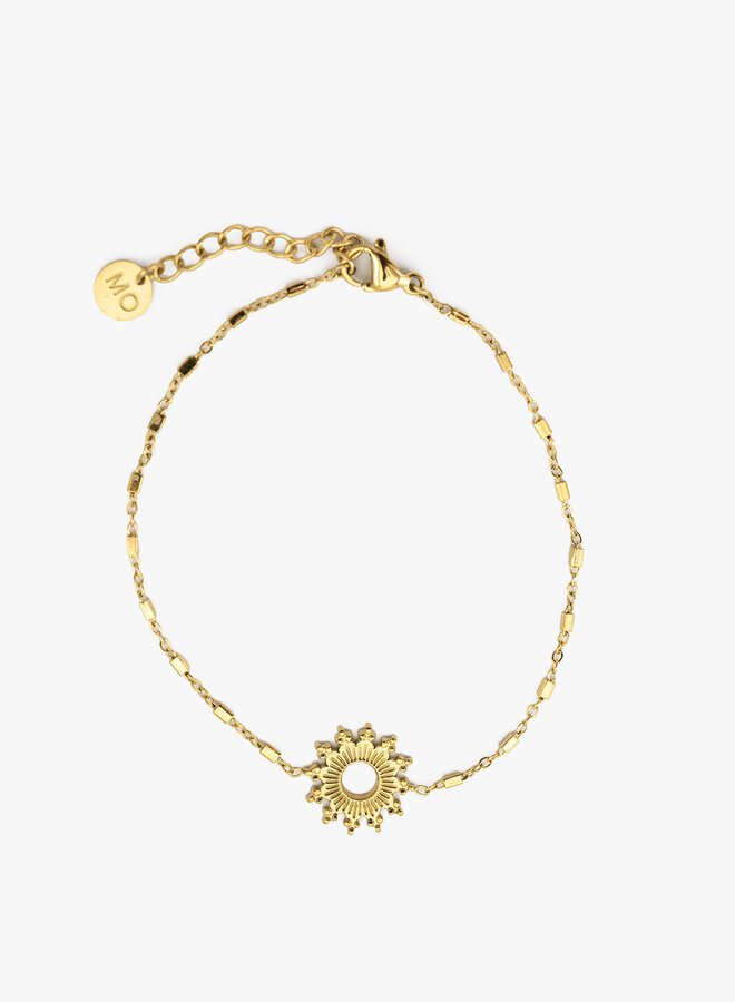 Armband met unieke bloem