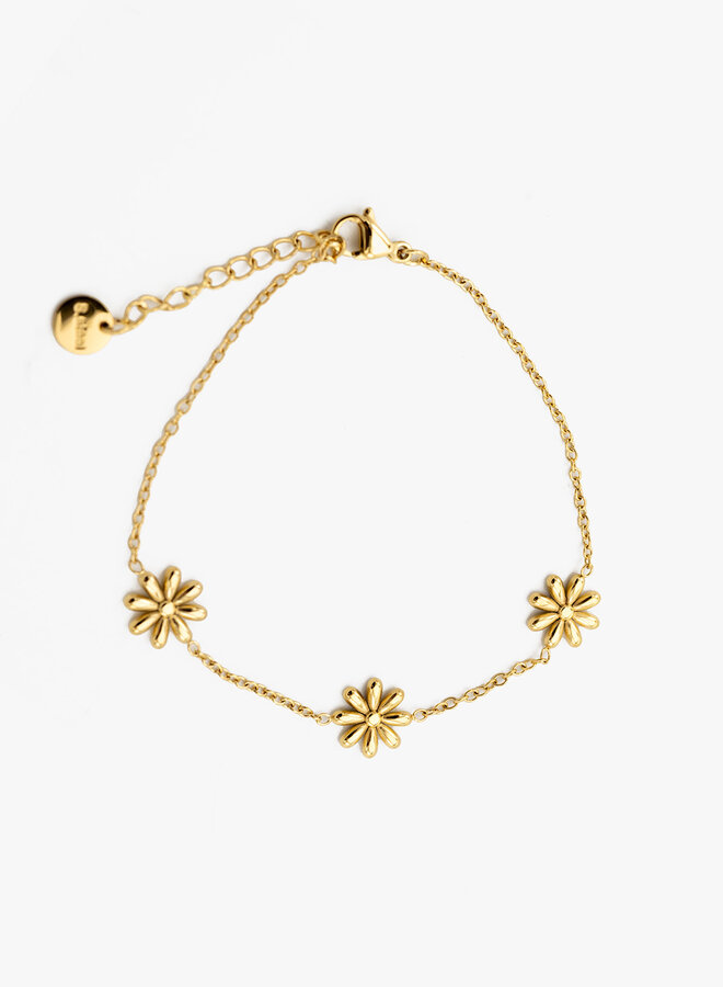 Armband met bloemetjes