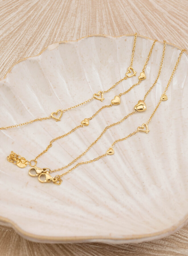 Armand fat heart goud