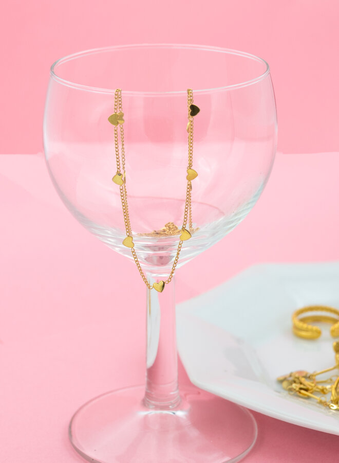 Ketting little hearts