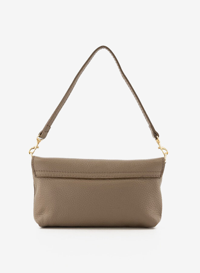 Leren tas hermes dupe taupe