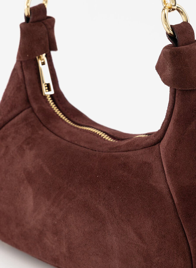 Leren schoudertas Vara bordeaux