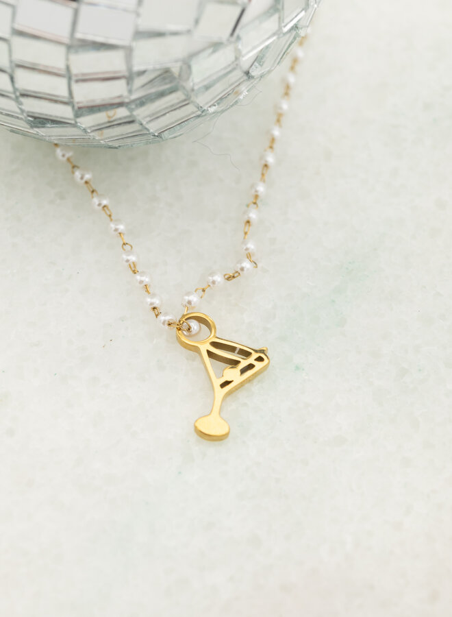 Bedel ketting cocktail chique goud