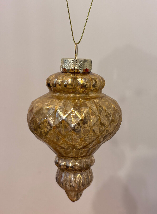 Kerst ornament antieke druppel