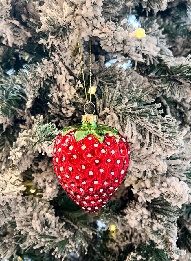Kerst ornament aardbei