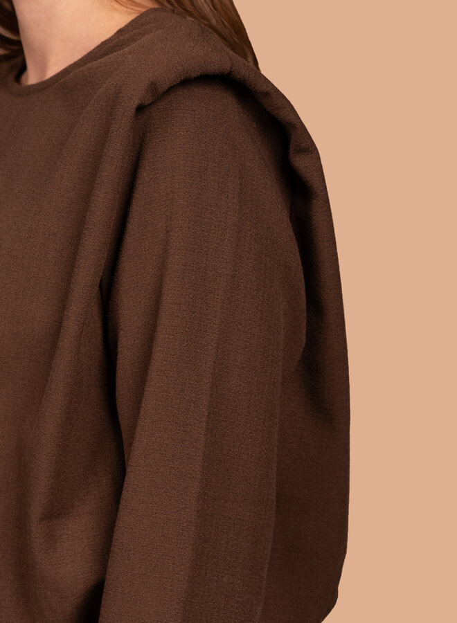 Top Sofie chocolade bruin