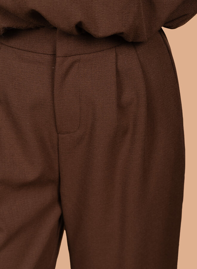 Pantalon Sofie chocolade bruin